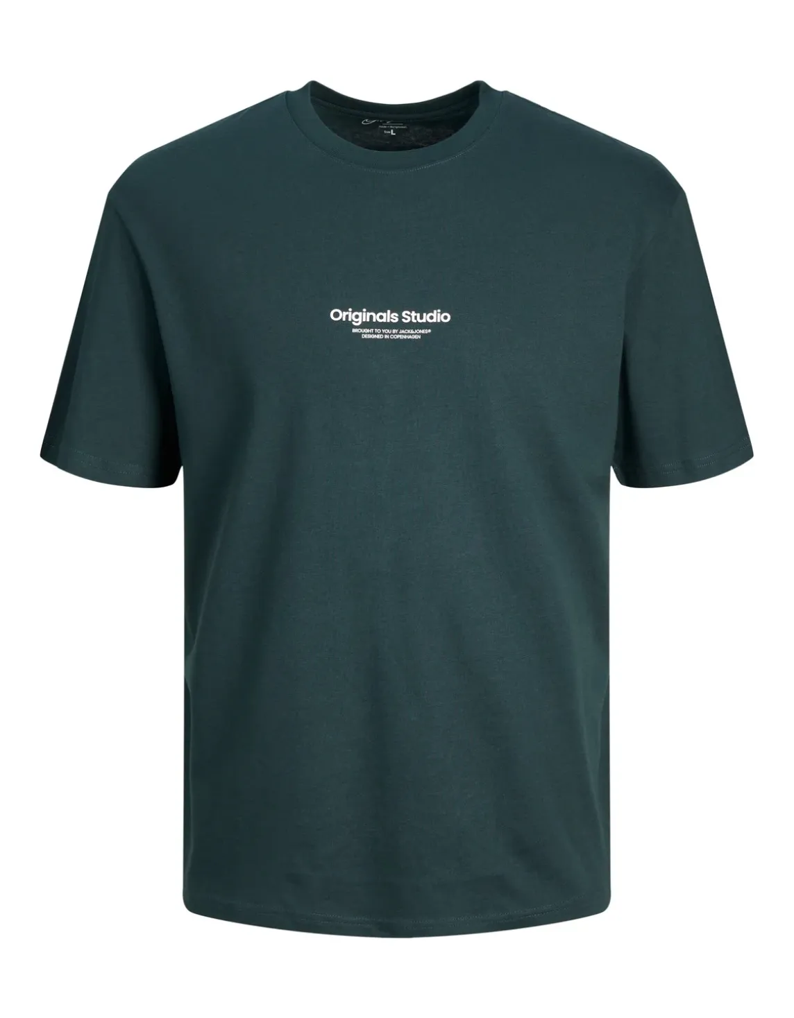 Erkek Kabartma Logo Baskılı Tişört - Vesterbro Yeşil