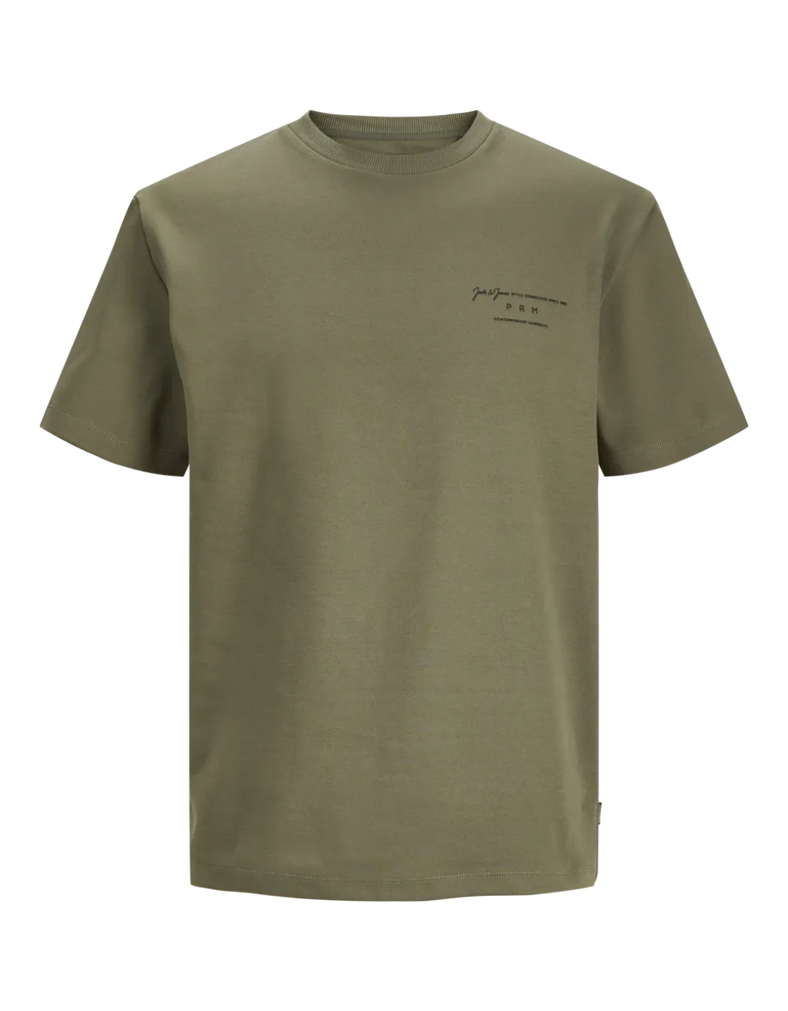 Büyük Beden Logo Baskılı Kısa Kollu Tişört - Blasanchez Yeşil