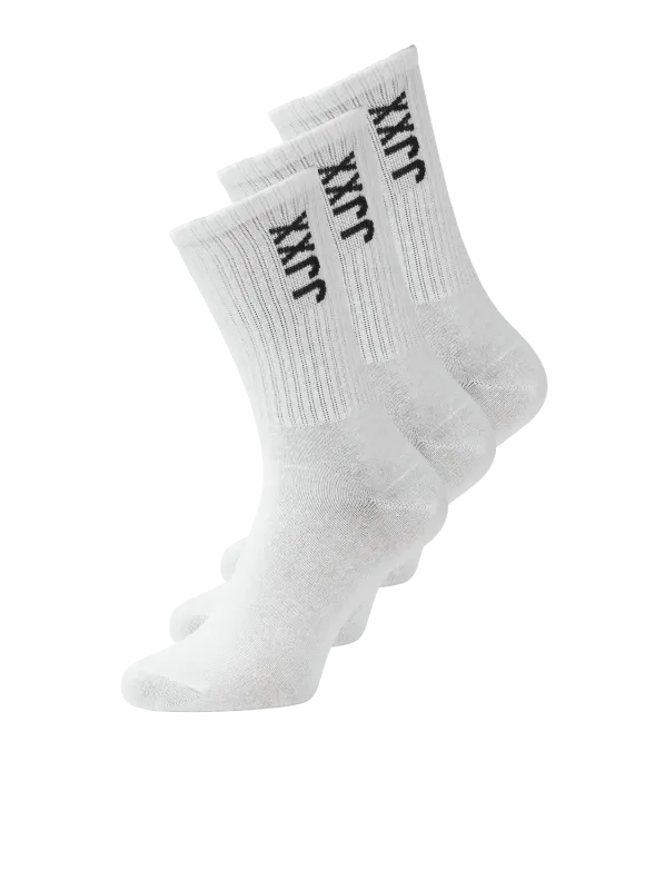 Kadın 3'li Logo Nakışlı Çorap Paketi - Moreno